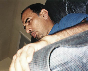 husband in an easy chair